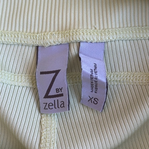Z By Zella Ribbed Daily Pocket Leggings in Yellow, XS - Picture 6 of 12